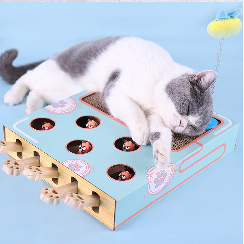 Mice Fighting Cat Puzzle Toy